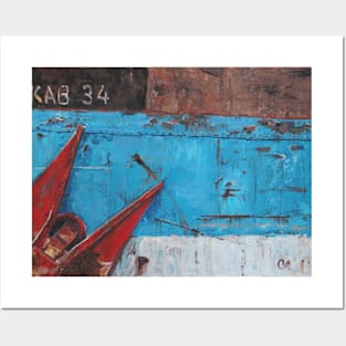 Ship Anchored at Port Posters and Art